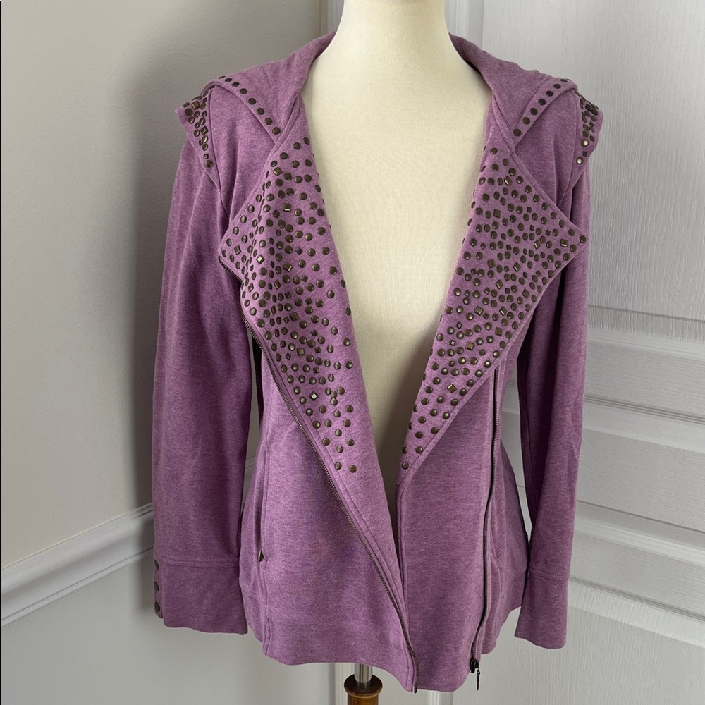 Diane Gilman DG2 Studded Lavender Jacket w/ Hood